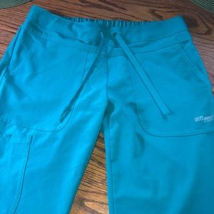 Teal greys anatomy scrub set size xs
